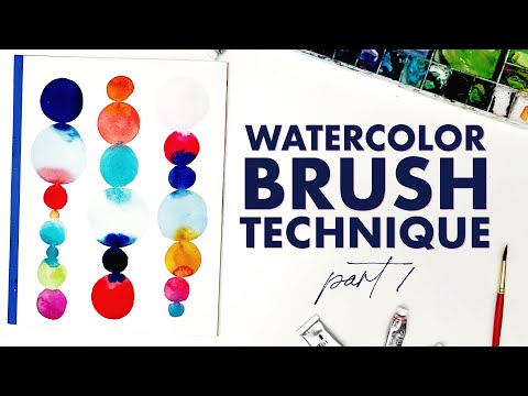 Watercolor Brush Techniques to Know Part 1