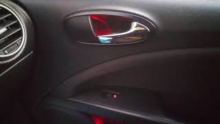 Led light handle door Interior Seat leon 1p