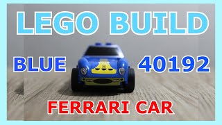 Lego build Ferrari Car 40192