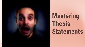 Mastering the Art of Crafting a Clear Thesis Statement