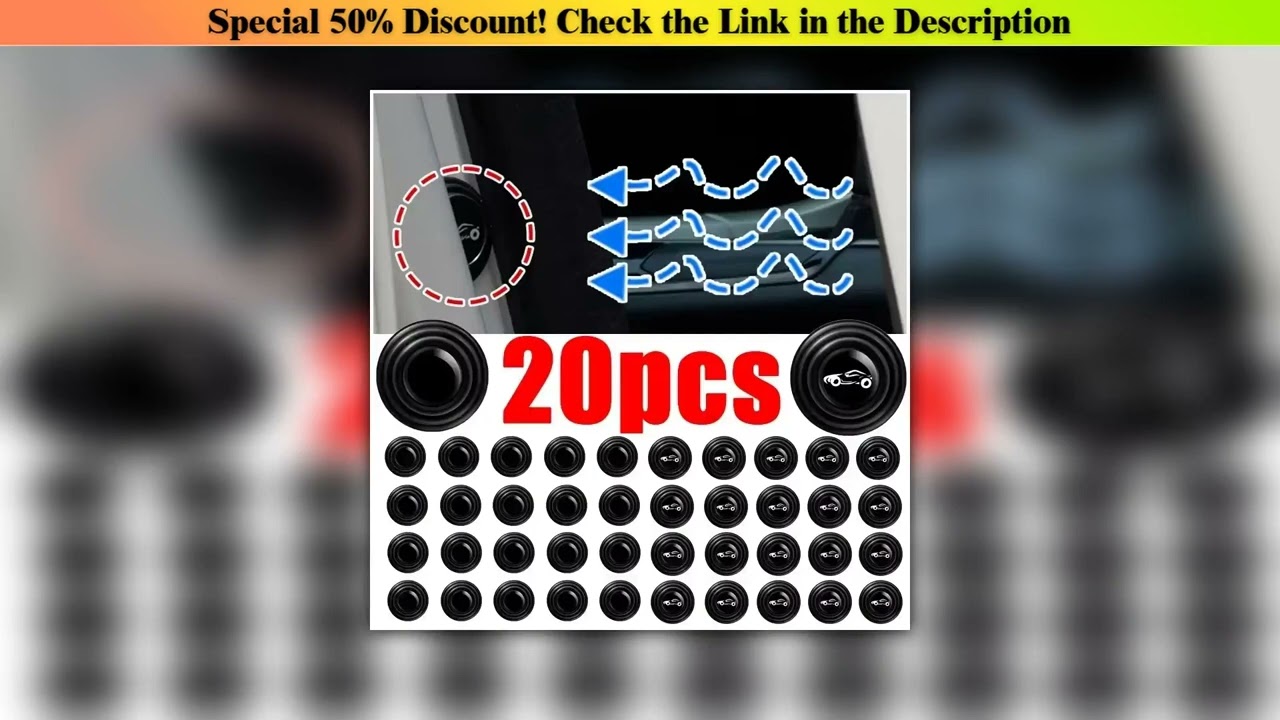 Slide Car Door Anti-Collision Silicone Pads Sound Insulation Gasket Auto Soundproof Shockproof Seal