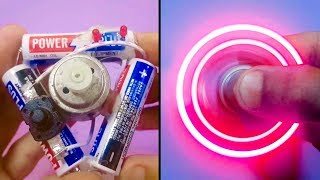 How To Make A LED Hand Spinner - Fidget Toy - DIY At Home | M SAQIB