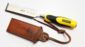 Leather sheath for a chisel | 40mm Stanley