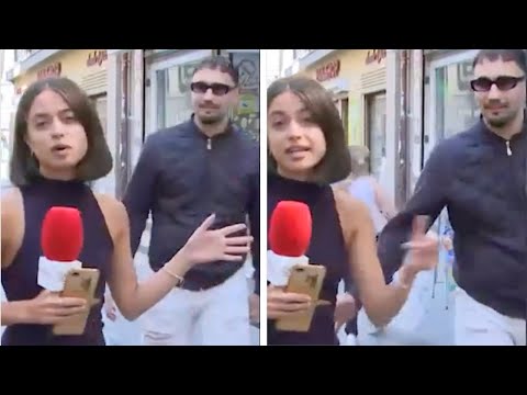 A Man Grabbed This Spanish Woman Reporter’s Butt While She Was On Live TV And People Are Furious