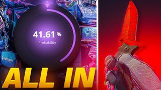 I RISKED MY WHOLE INVENTORY ON THE HELLCASE UPGRADER!