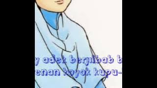 Adek berjilbab biru Versi Jawa