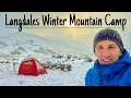 Lake District - Freezing Solo Winter Mountain Wild Camp at Three Tarns