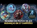 RESUMO SIMPLIFICADO DO PATCH 25.23 → BUFFS, NERFS, RETORNO DE ARCANE, NOVO CAMPEÃO ZAAHEN E MAIS!
