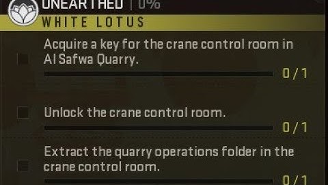 Crane Control Room Key for "Unearthed"  - DMZ Mission Guide  ❗❗