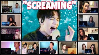 'SCREAMING' BY DIMASH REACTORS REACTION COMPILATION