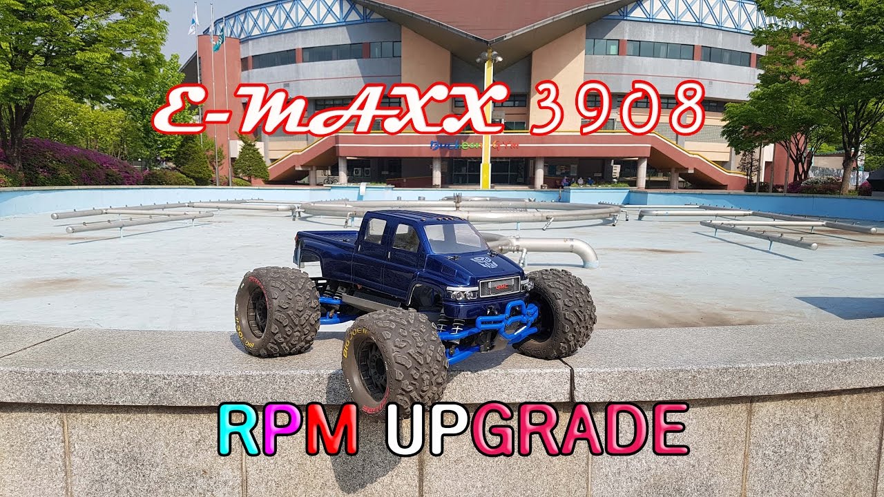 Hot Racing Traxxas Emaxx 3908 Bürstenlose Aluminium