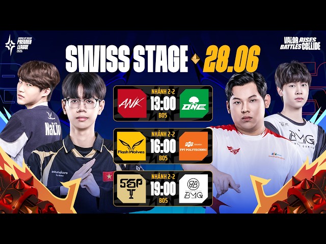 🔴 TRỰC TIẾP: SAIGON PHANTOM vs BANMEI GAMING | SWISS STAGE - APL 2026 (NGÀY 28/06)