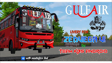 GULFAIR HOLIDAYS | 🐅KADUVA 2.0 | LIVERY FOR ZEDVEGA | BY TEAM KBS ANDROID | RS DESIGNS