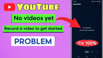 YouTube video upload error || No videos yet, record a video to get started  #youtube