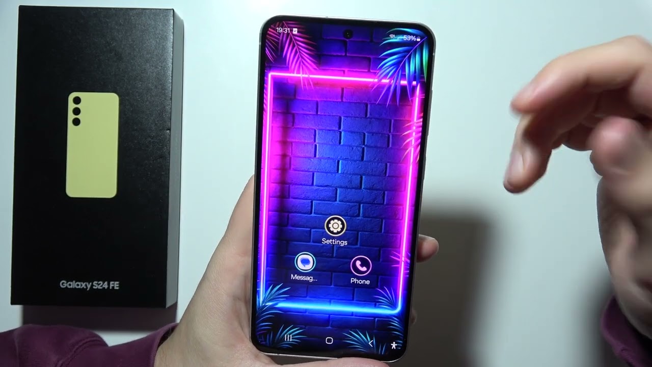 Samsung S24 FE: How to Lock Landscape/Horizontal View (Disable Auto Rotate)