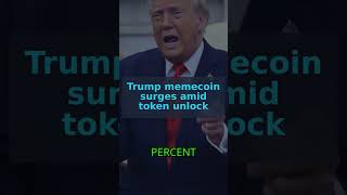 Crypto News - April 19th : #Trump #memecoin surges amid token unlock