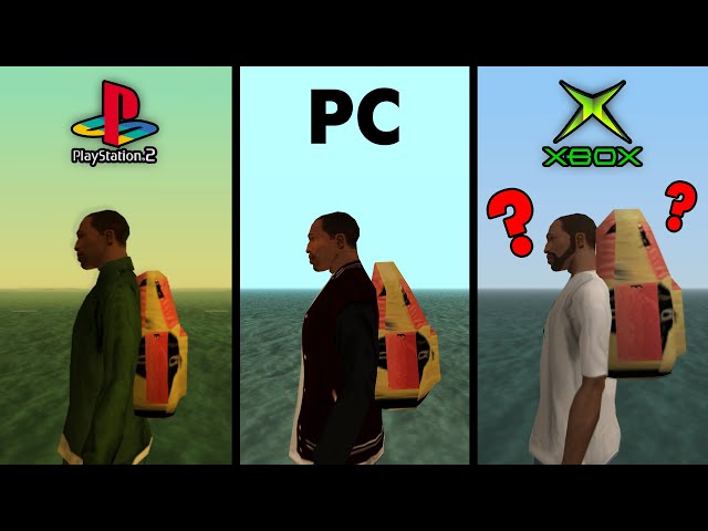 Confronto: Grand Theft Auto San Andreas