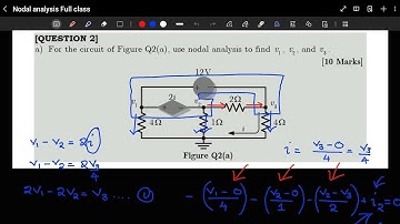 Nodal analysis full class #supernode