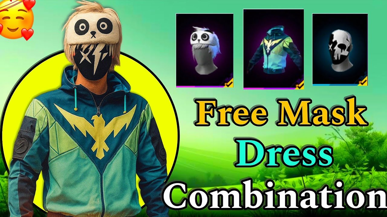 New Booyah Pass Mask God Level Dress Combination || No Top-Up Dress Combination In Free Fire 