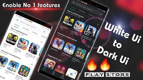 Enable Dark mode features in Your Google Play Store  | Any Xiaomi and Android Smartphones | Rootless