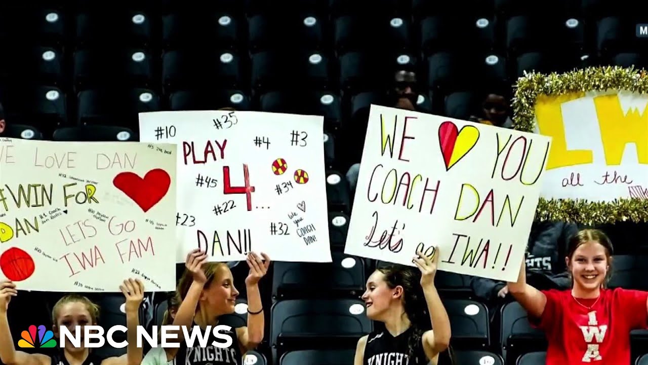 Basketball team rallies around hospitalized coach Basketball team rallies around hospitalized coach