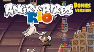 Angry birds rio Sprites changed by do not (Yuri's new name) Gameplay