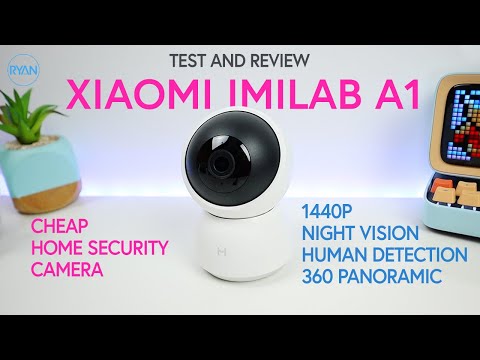 XIAOMI IMILAB A1 Security Camera REVIEW --- NIGHT VISION + MOTION TRACKING!