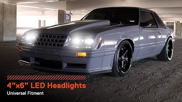 TRUE MODS 4x6 Hi/Low Sealed Beam LED Headlights for Classic Cars and Trucks - DOT Approved
