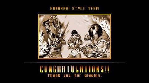 The King of Fighters ’98 Ultimate Match_ ARCADE SHINGO, KYO, SAISYU