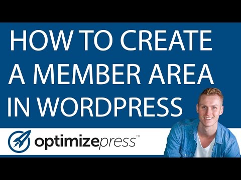 Create A Restricted Member Area | OptimizePress Tutorial