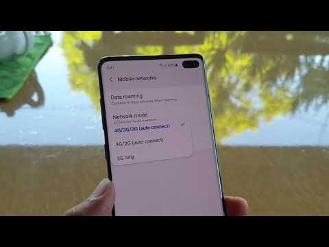 Samsung Galaxy S10 / S10+: Change Network Mode to 4G / 3G / 2G (Auto Connect)