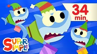 santa shark featuring baby shark more kids songs christmas special