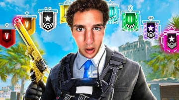 1v1 Vs EVERY Rank in Rainbow Six Siege... (But I Can Only Use Revolver)