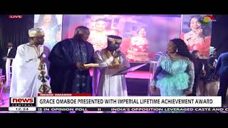 GRACE OMABOE RECEIVES IMPERIAL LIFETIME ACHIEVEMENT AWARD FROM IMPERIAL LEO NETWORK LTD.