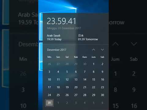 【NEW YEAR 2018】Countdown With Windows 10 Clock