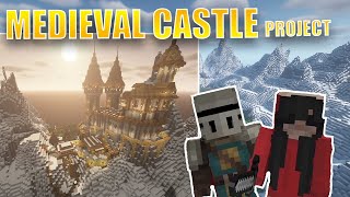 MINECRAFT | LETSPLAY #8 WITH MY GIRLFRIEND - Medieval Castle Project