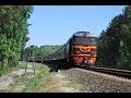 Железная дорога, тепловозы, видео поезда / Diesel locomotives, railway video compilation