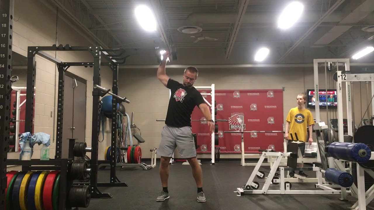Single Arm DB Alternating Snatch - YouTube