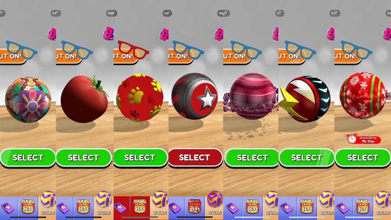 Going Balls All Red Color Balls ANdroid / Ios Gameplay Super SpeedRun