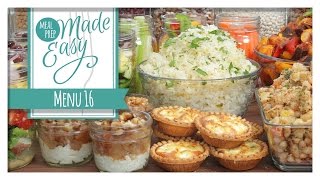 *NEW* Meal Prep Menu 16 | Tomato Bisque, White Bean Cassoulet, Ratatouille, Mini Quiches