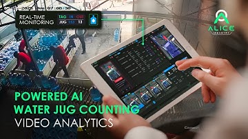 Jug AI Counting Solution For Product Line  -  Industrial Video Analytics