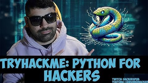 Python for Pentesters Rooms | Live Stream