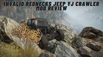 SnowRunner Mod Review | Invalid Rednecks Jeep YJ Crawler