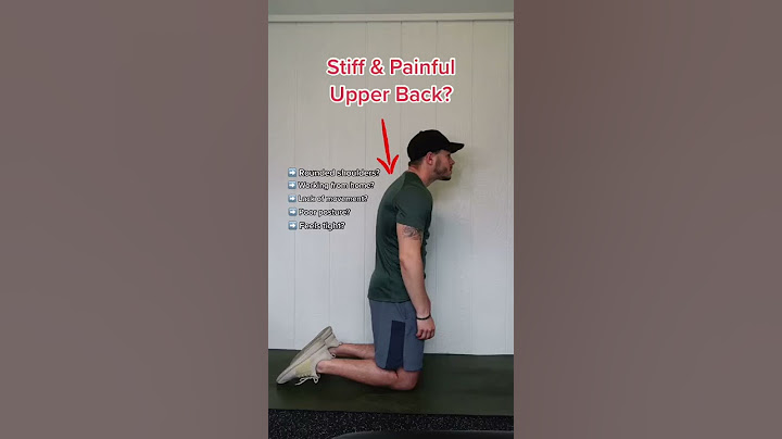 Try This For Upper Back Pain Relief