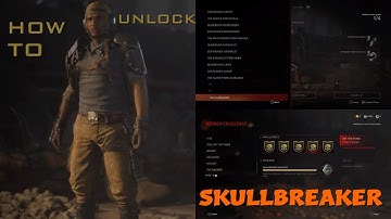 NEW SKULLBREAKER CHARACTER - ALL CHALLENGES UNLOCKED GUIDE - THE SHADOWED THRONE COD WW2 ZOMBIES