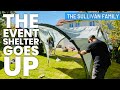 OUR EVENT SHELTER GOES UP | WE GET THE FRONT GARDEN FINISHED | A Beautiful Day in Lossiemouth