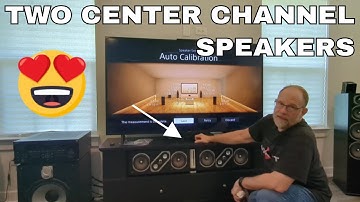 Two Center Channel Speakers - Yes Please!