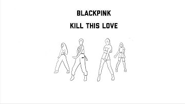 blackpink - kill this love  animation