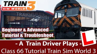 Class 66 Full Tutorial Train Sim World 3 - A Real Train Driver Plays screenshot 4