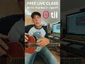 Live Guitar Class - FREE - Rhythm Meter and Metronome Exercises #guitartutorial #guitareducation